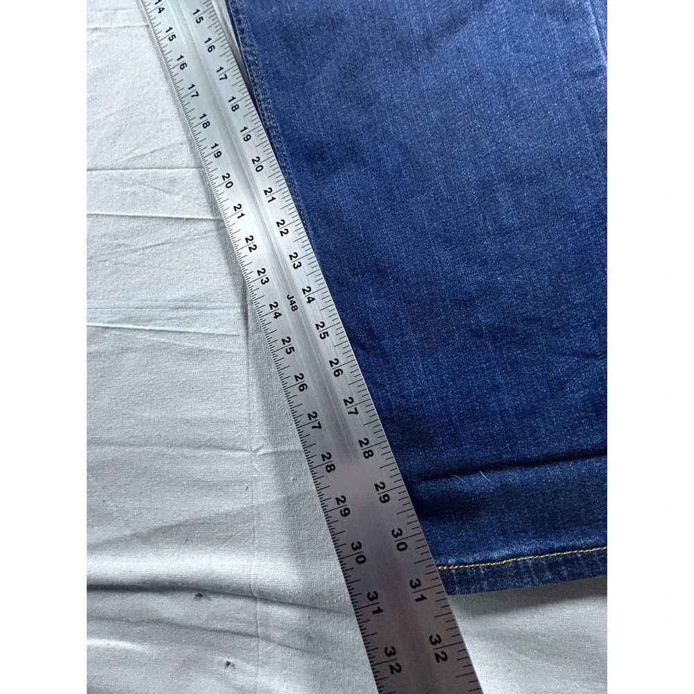 Levis 511 Slim Fit Distressed Ripped Blue Denim Jeans Mens 40x31‎ Dark Wash